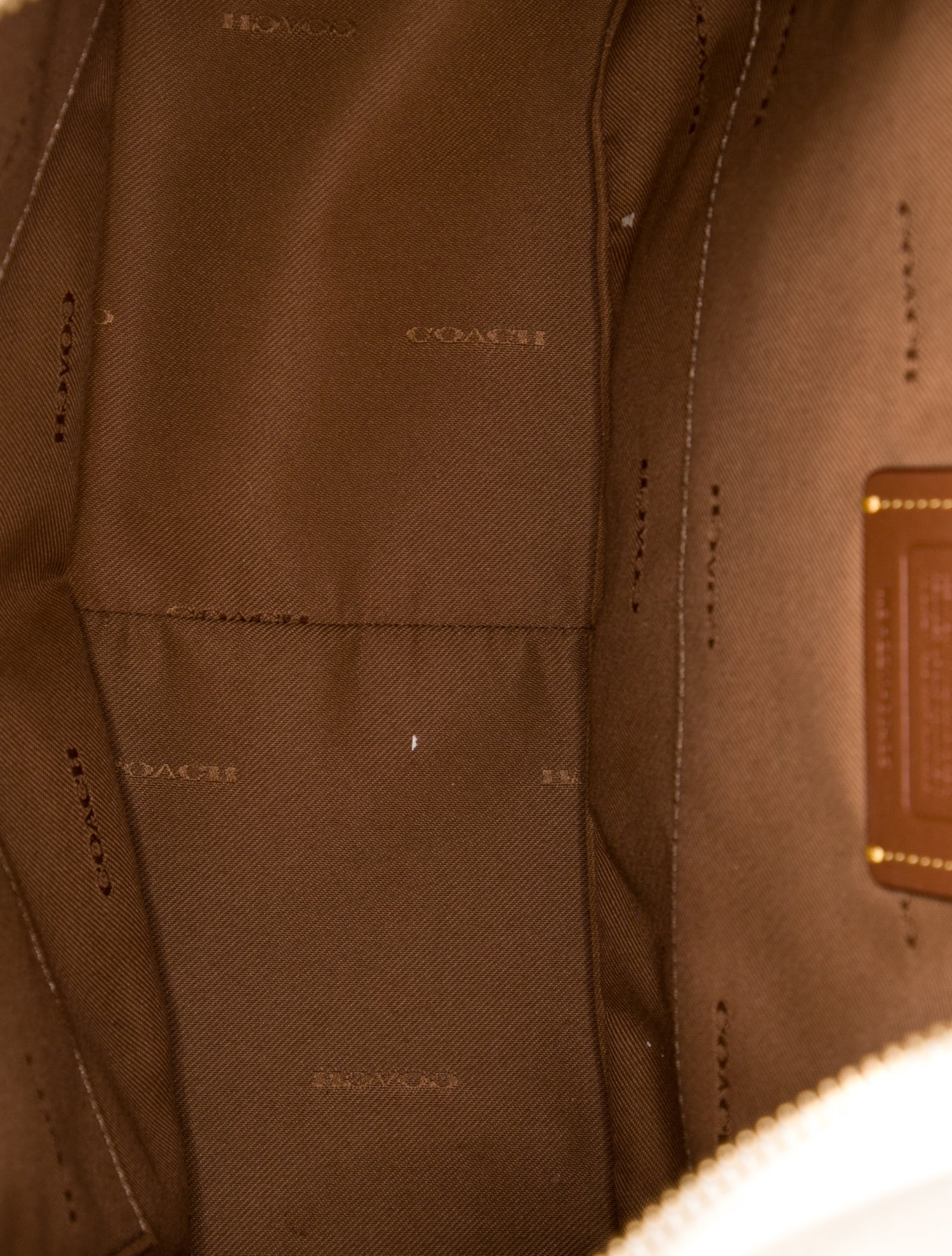 Coach Leather Shoulder Bag